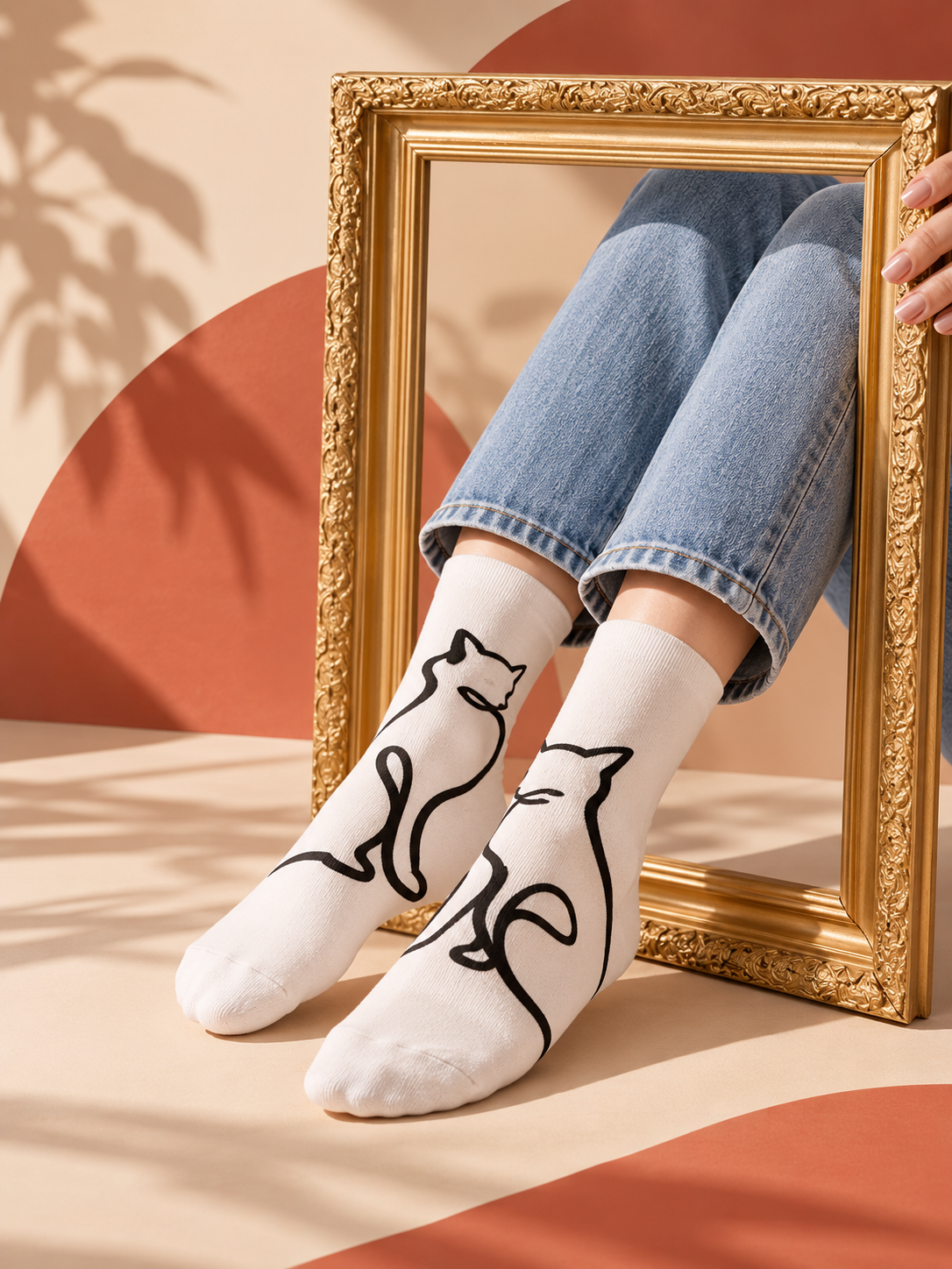 Resha Cat Socks